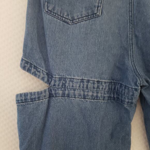 Perks And Mini P.A.M. Bribri BRI BRI Jeans Unisex Sz M Baggy Pleated Drop Crotch - Picture 14 of 16
